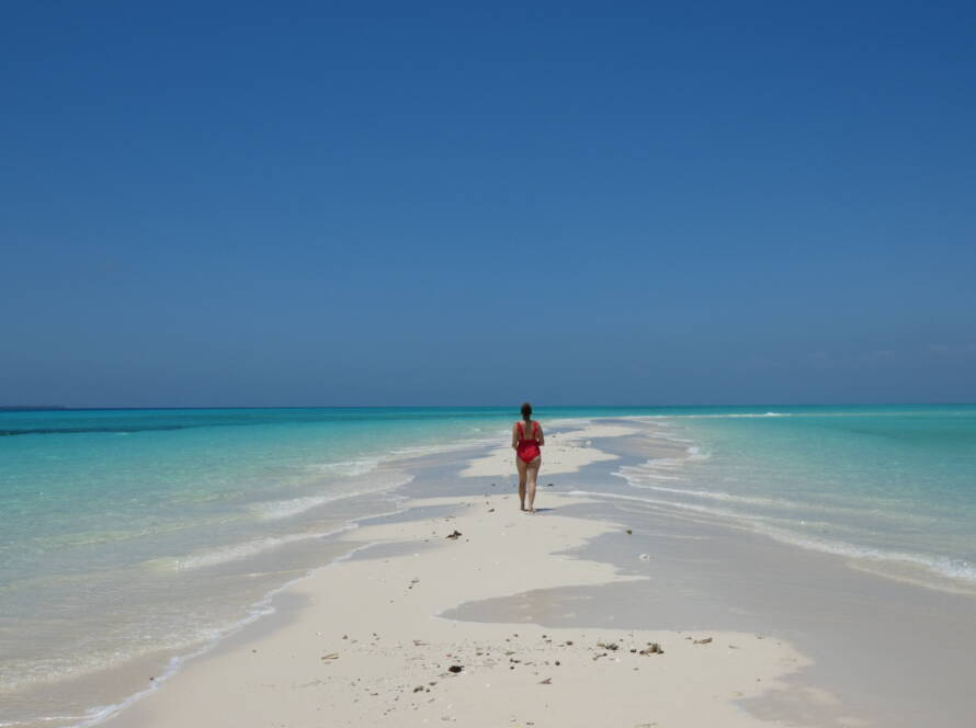 Plage paradisiaque de Zanzibar