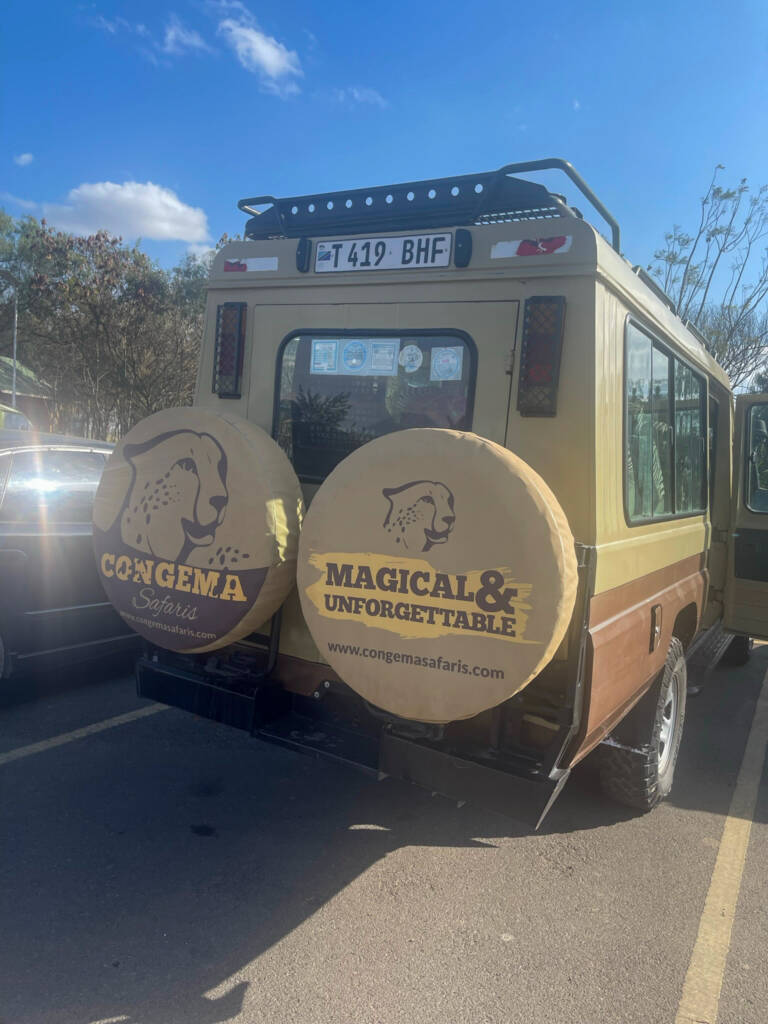 4x4 de Congema lors d'un safari en Tanzanie