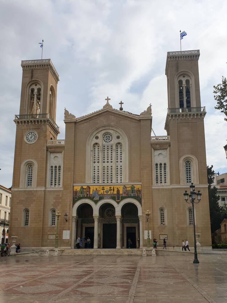 Eglise à Athènes en Grèce