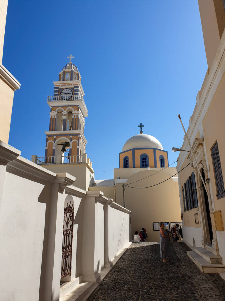 Eglise catholique de Saint-Jean-Baptiste à Fira, Santorin
