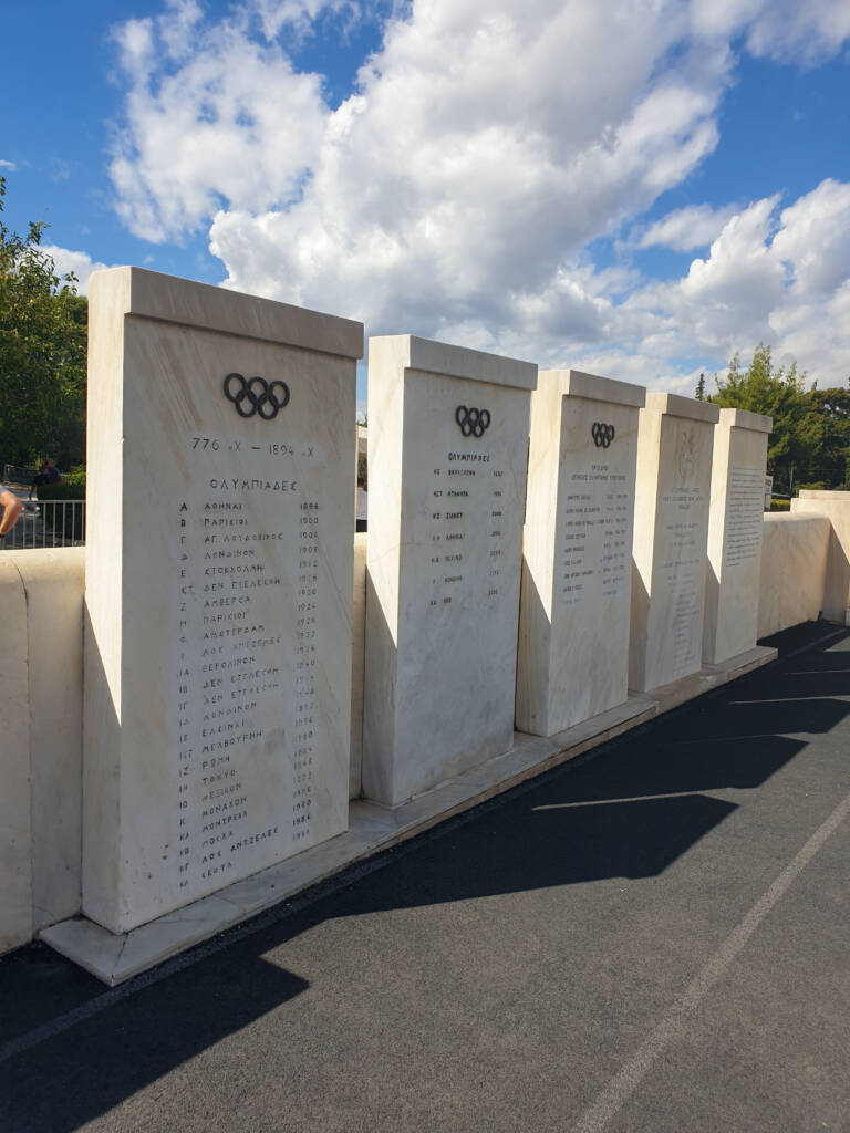 Stade panathénaïque d'Athènes en Grèce